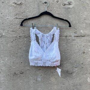 Brand new - boho lace racer-back bra